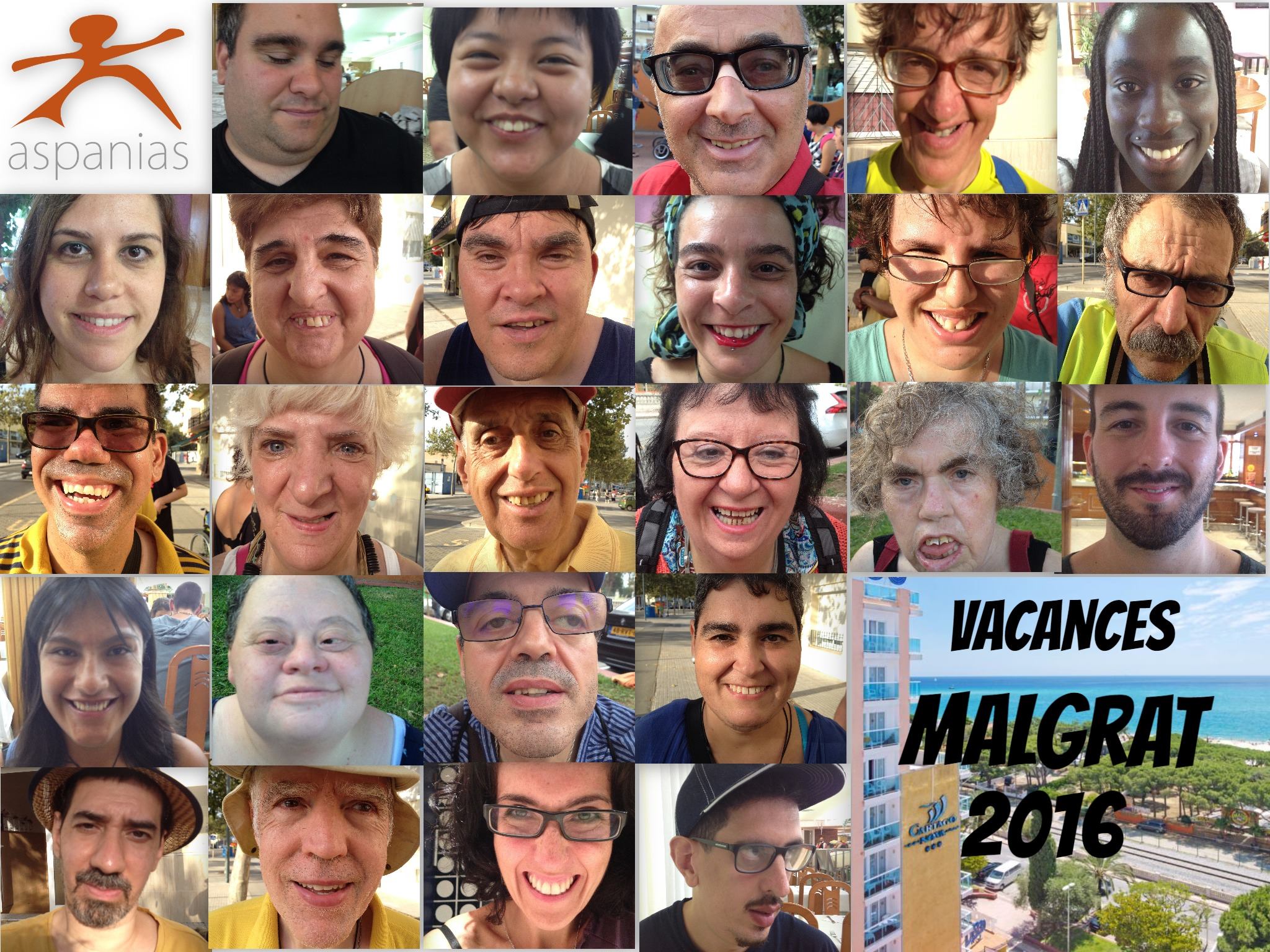 Més informació sobre l'article Vacances ASPANIAS 2016. Torn 1 – Malgrat de Mar