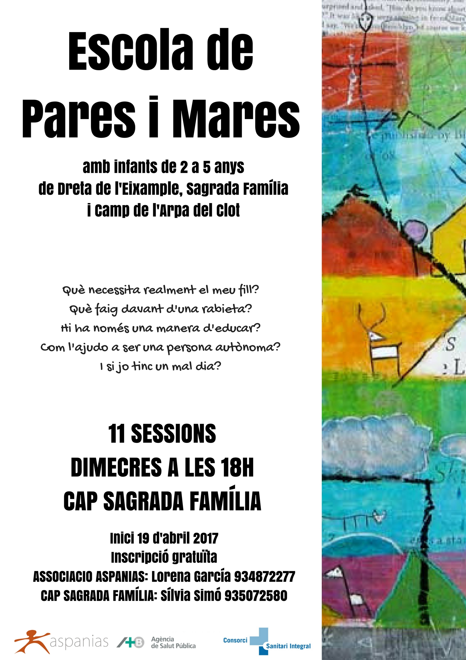Més informació sobre l'article Comença de nou l’Escola de Pares i Mares