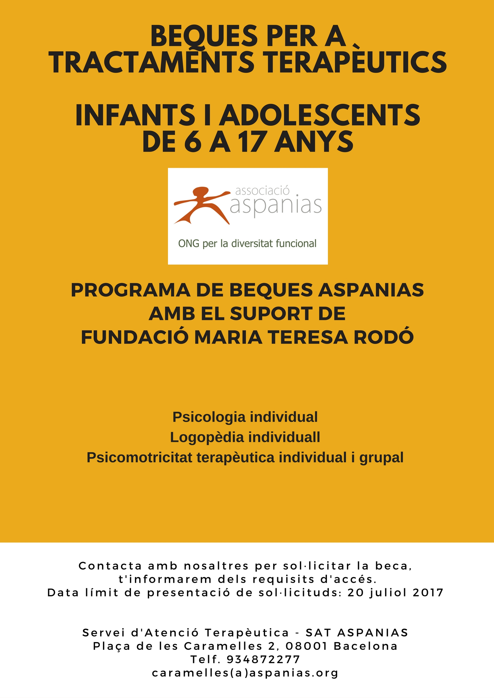 Més informació sobre l'article Programa de Beques Aspanias d’Atenció Terapèutica.