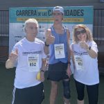 Imágenes de la participación de residentes de Llars Aspanias en la carrera, junto a Álex Roca.